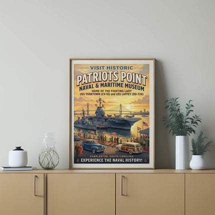 Visit Historic Patriots Point Naval & Maritime Museum, Charleston, South Carolina.