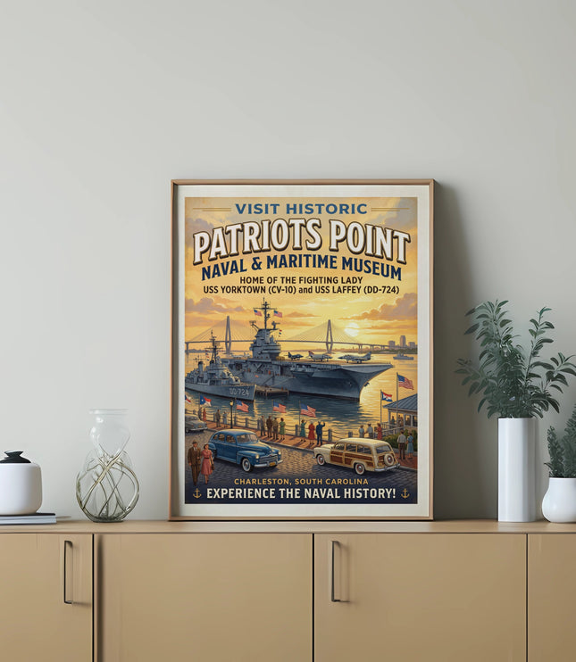 Visit Historic Patriots Point Naval & Maritime Museum, Charleston, South Carolina.