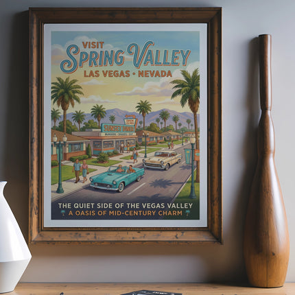 Visit Spring Valley Las Vegas Nevada, a mid-century charm oasis.