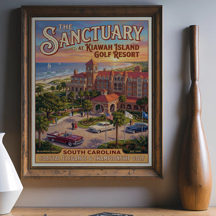 Poster of The Sanctuary at Kiawah Island Golf Resort, South Carolina.