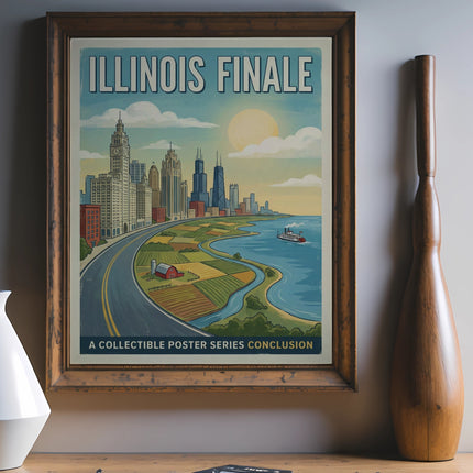 Poster for "Illinois Finale: A Collectible Poster Series Conclusion."
