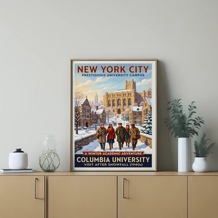 Poster for Columbia University: A Winter Academic Adventure, NYC